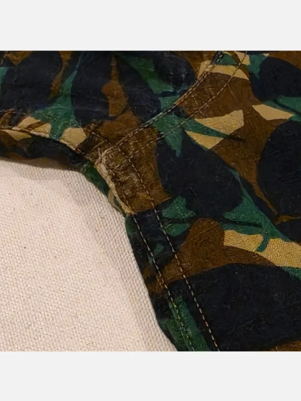 Wallace & Barnes Camouflage Short Sleeve Camp Shirt XL